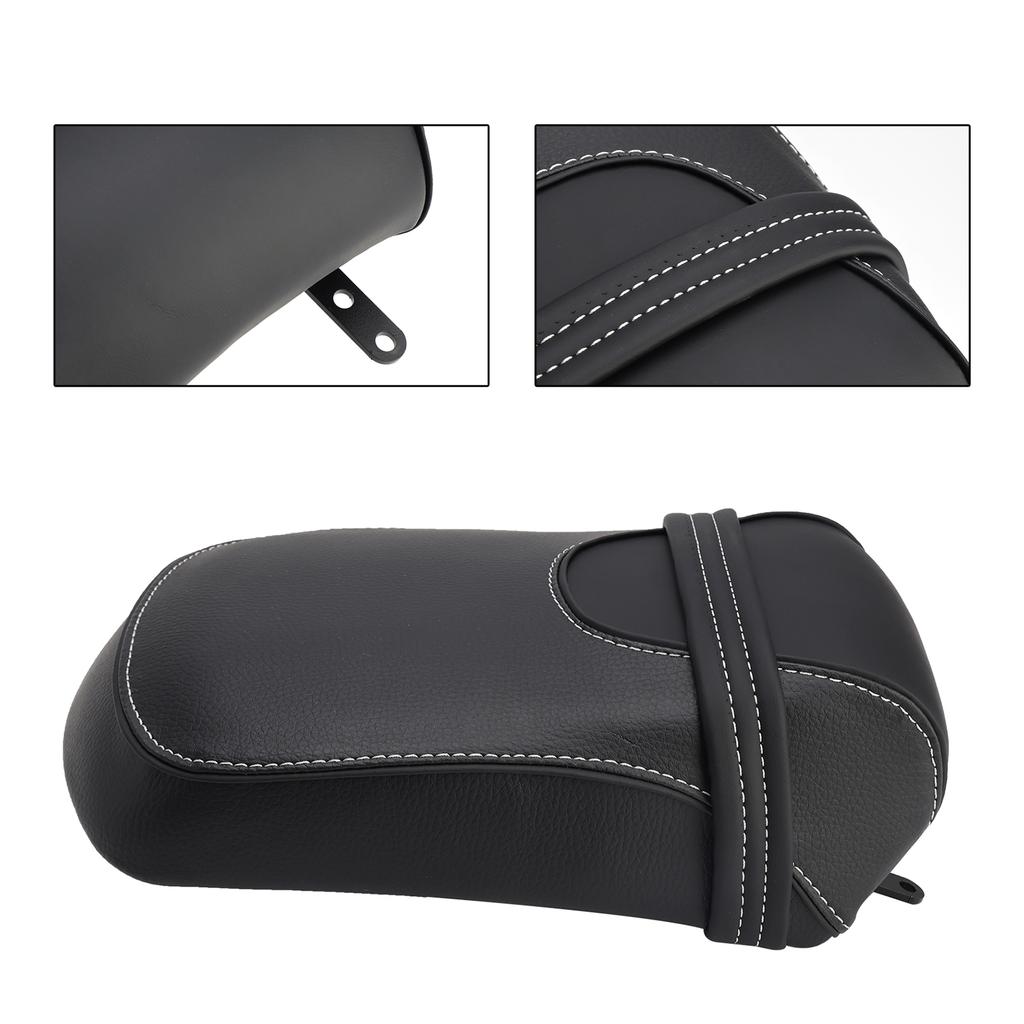 Rear Seat Passenger Cushion Flat Black Fit For Indian Super Scout Sixty Bobber