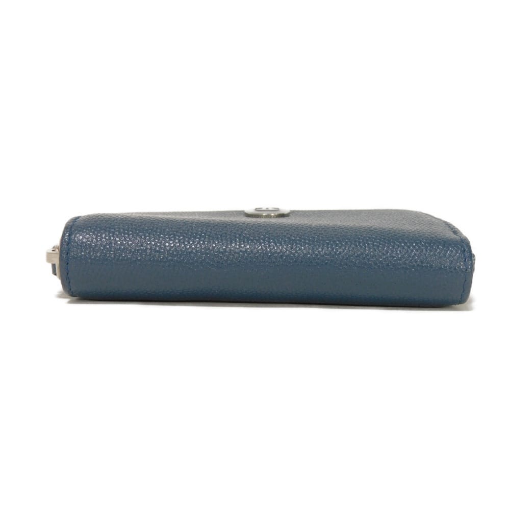 Used 10097 COCO Button Coin Purse A84061 7943 Excellent Condition CC Mark Zip Around 22nd Series COCO Mark Caviar Skin