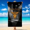 Bon Jovi Print Microfiber Beach Towel Sand?Resistant Lightweight Towel For Swimming Outdoor Travel Use
