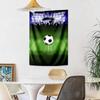 Soccer Wall Decor Tapestry Art For Pet Memorial Birthdaywedding Party Backdrop Family Gift