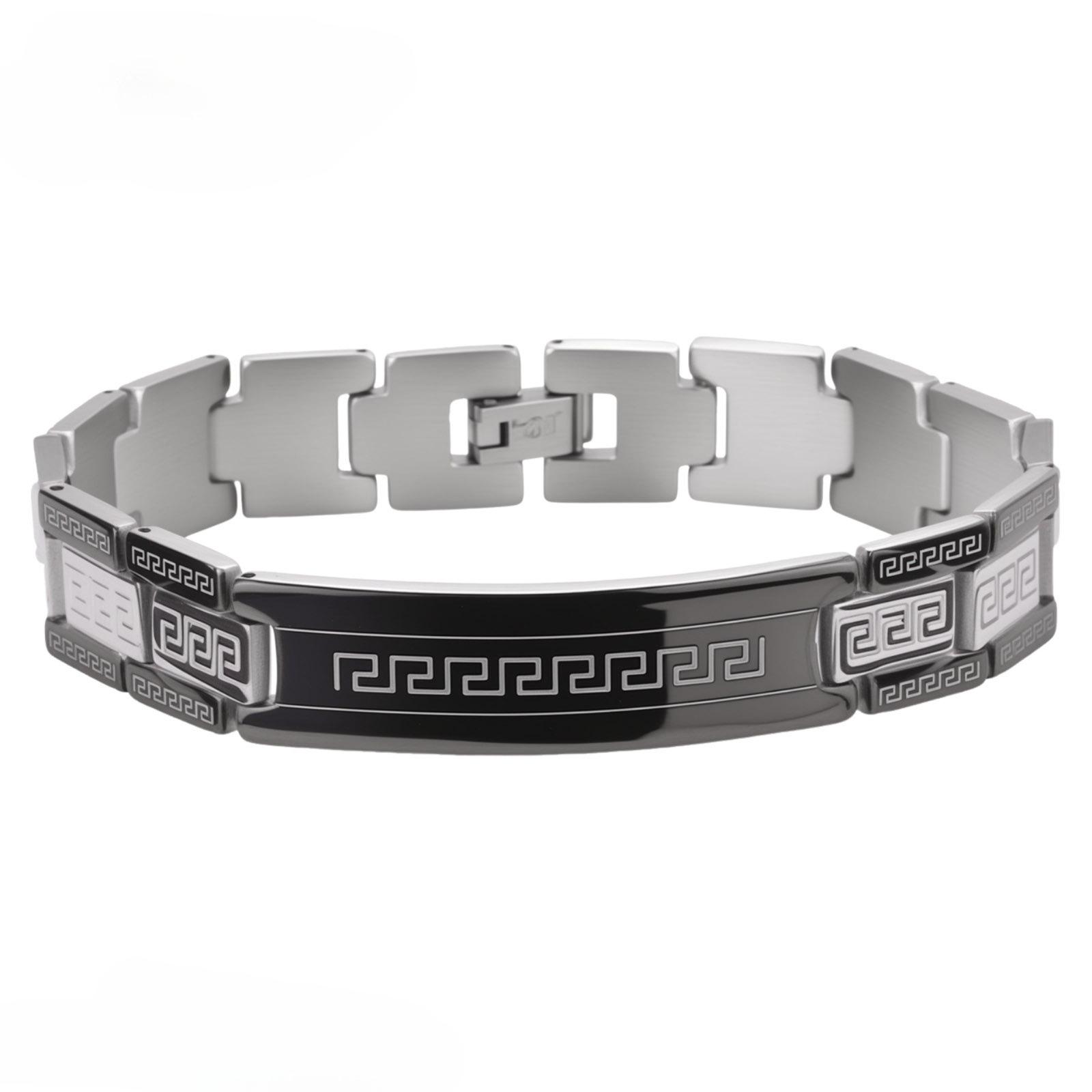 

Fashion Trend Personalized Jewelry Men s Cross Bracelet Holiday Gift 2025 12MM+21.5CM