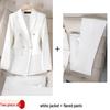 Women's Professional Suit Set: Elegant Spring/Autumn Attire for College Interviews & Hotel Manager Uniform.