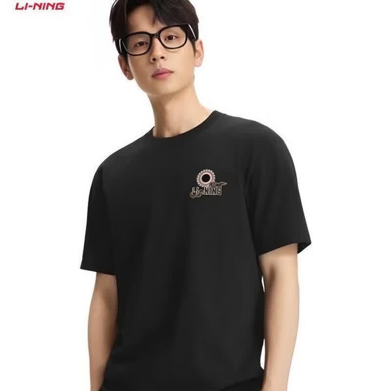 Li-Ning Men s Short Sleeve T-shirt AHSW327-3 XL