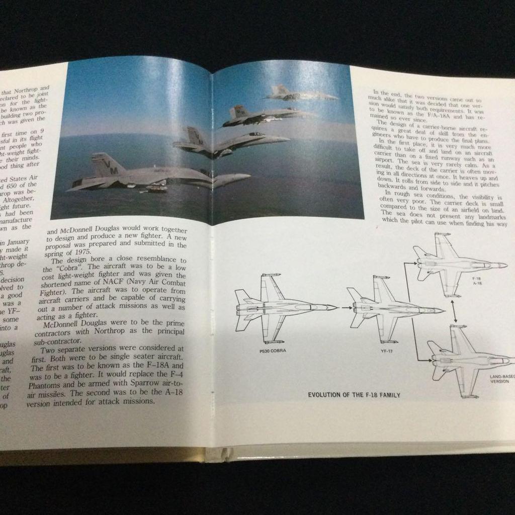 [USED] F/A-18 Hornet Hornet US Air Force Foreign Books Airplane Fighter English