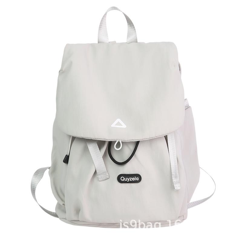 Schoolbag Korean version of the new travel backpack women's lightweight drawstring school bag student backpack commuter computer bag leisure backpack