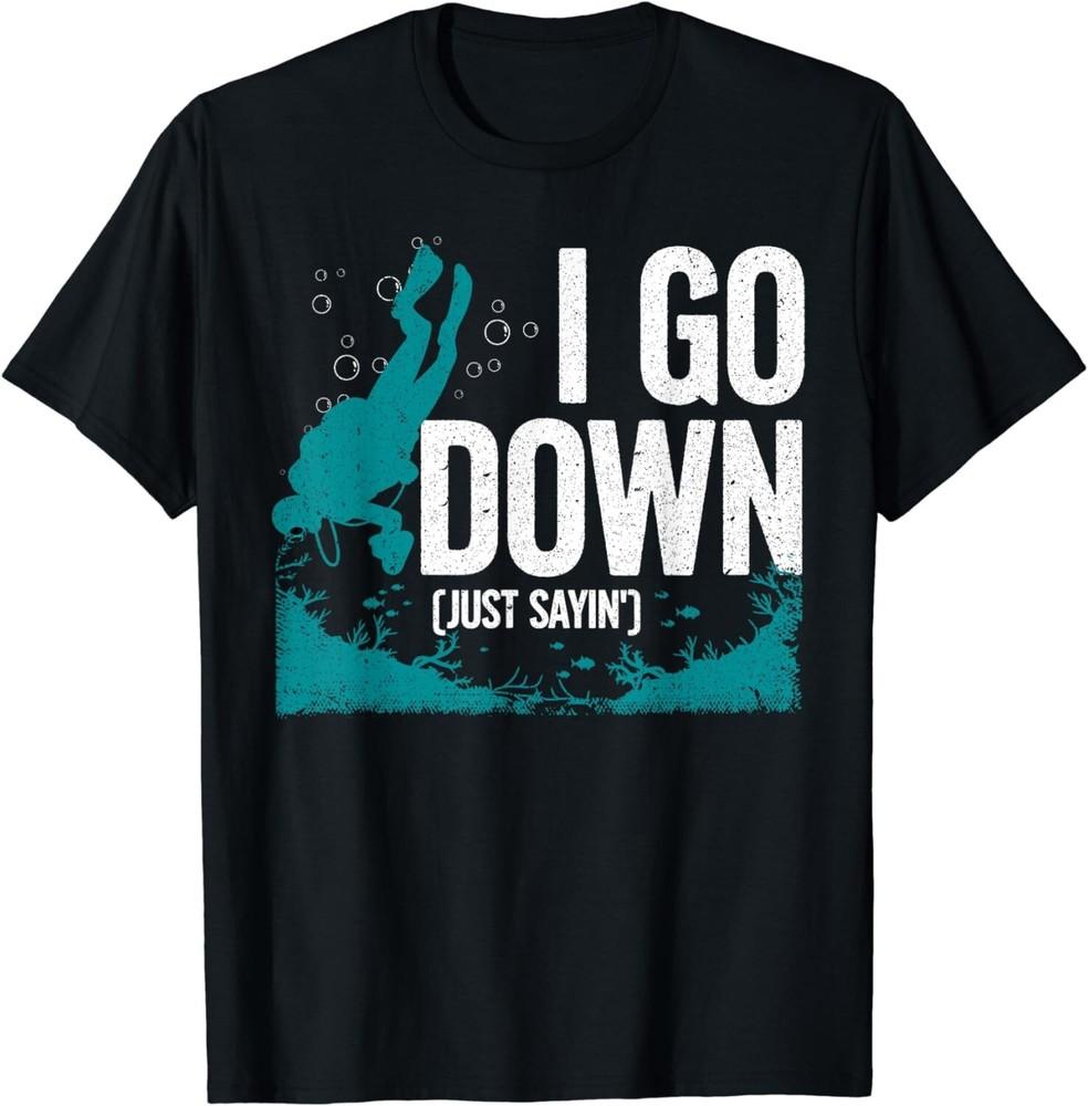 Cute Scuba Diving Design For Men Women Diving Scuba Diver Gift Unisex T-Shirt