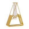 Glass Metal Frame Stand Flower Vase for Office Home Decoration and Environment
