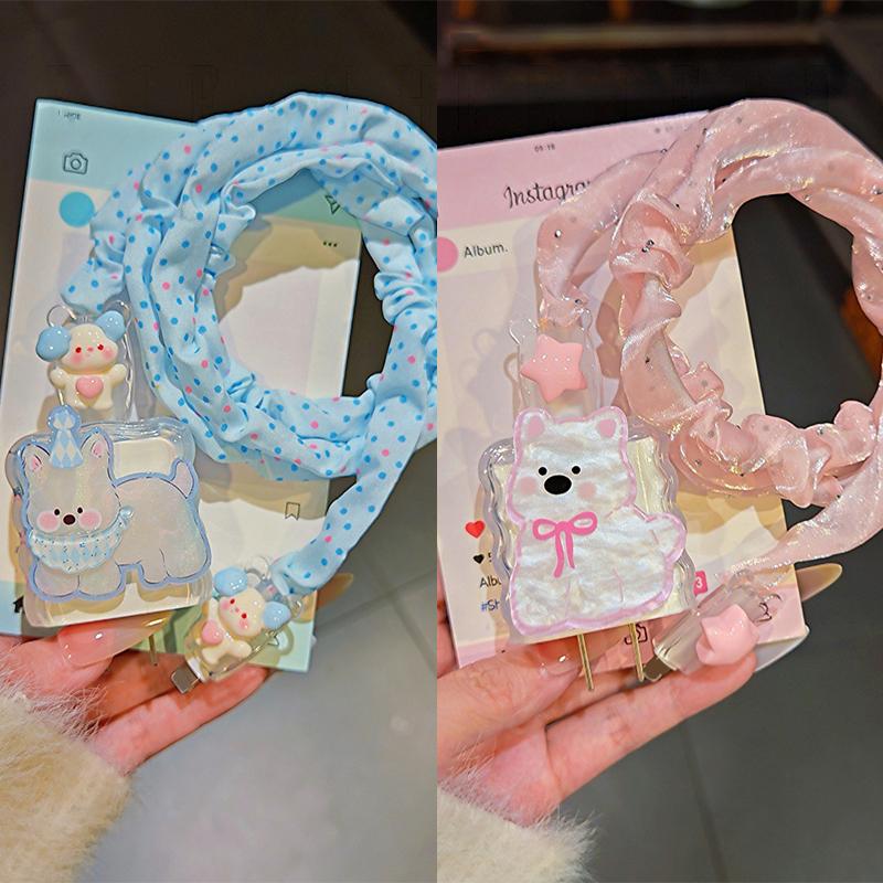 Cute Animal Puppy Charger Data Cable Winder Protective Cover Kits For Iphone 18W 20W Charger Case Anti-Break Wire Bites Shell