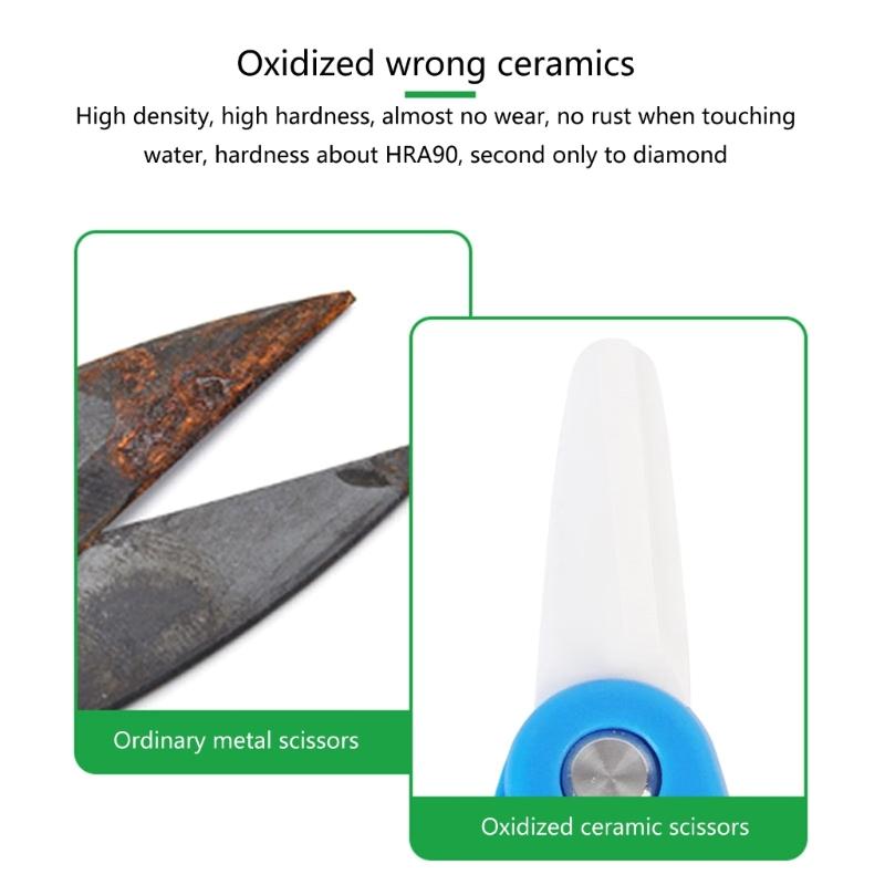 Home Office Wire Mini Insulated Ceramic Scissor Non-conductive Sharp Cutting Battery Cable Mobile Phone Maintenance Tool