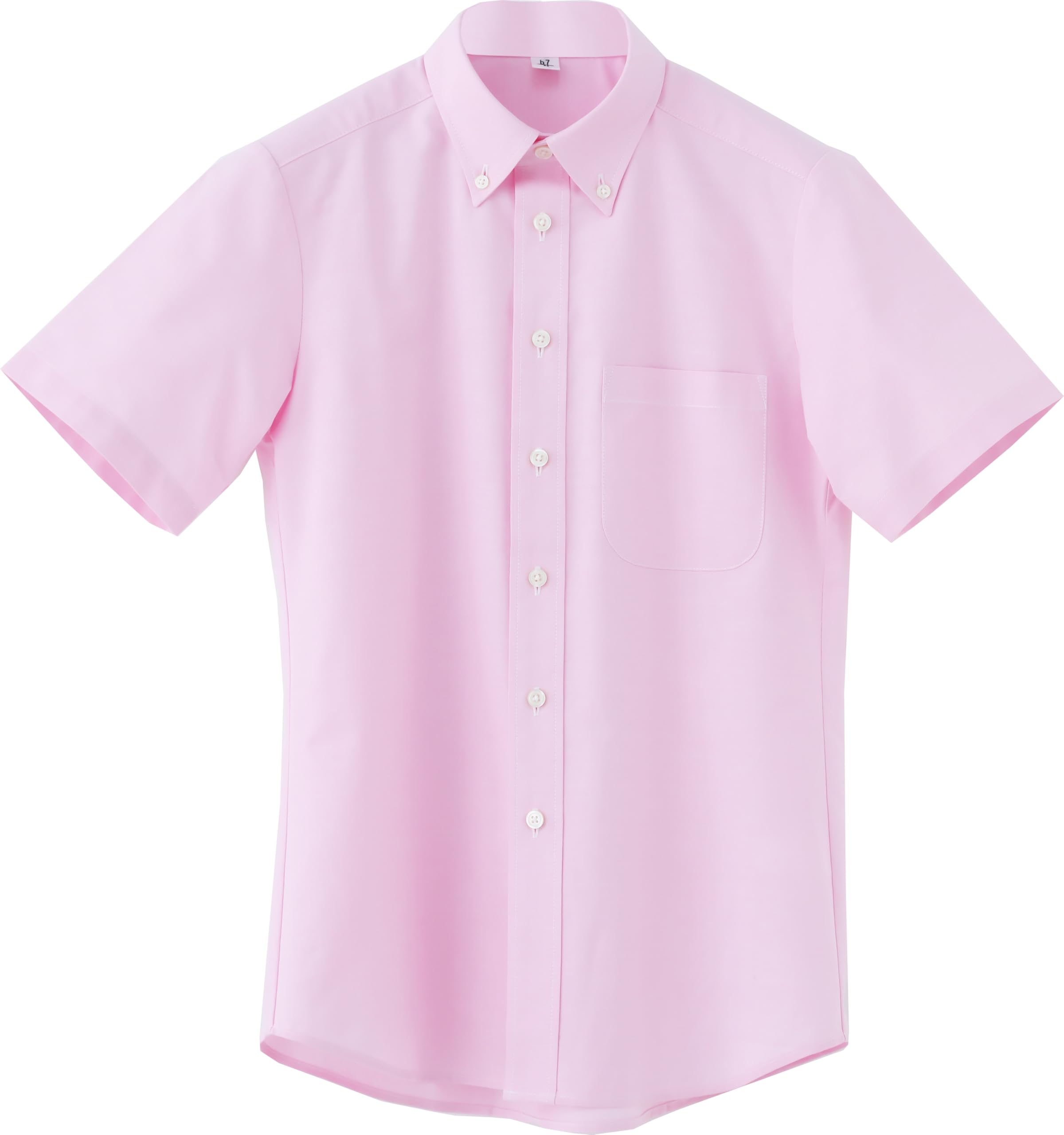 

Рубашка с коротким рукавом на пуговицах Seven Uniform GH7020-2, розовая, размер M