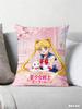 Sailor Moon Pillow Anime Fan Favorite Inner Senshi Print Decorative Pillow for Fans Magical Girl Home Decor and Anime Enthusia