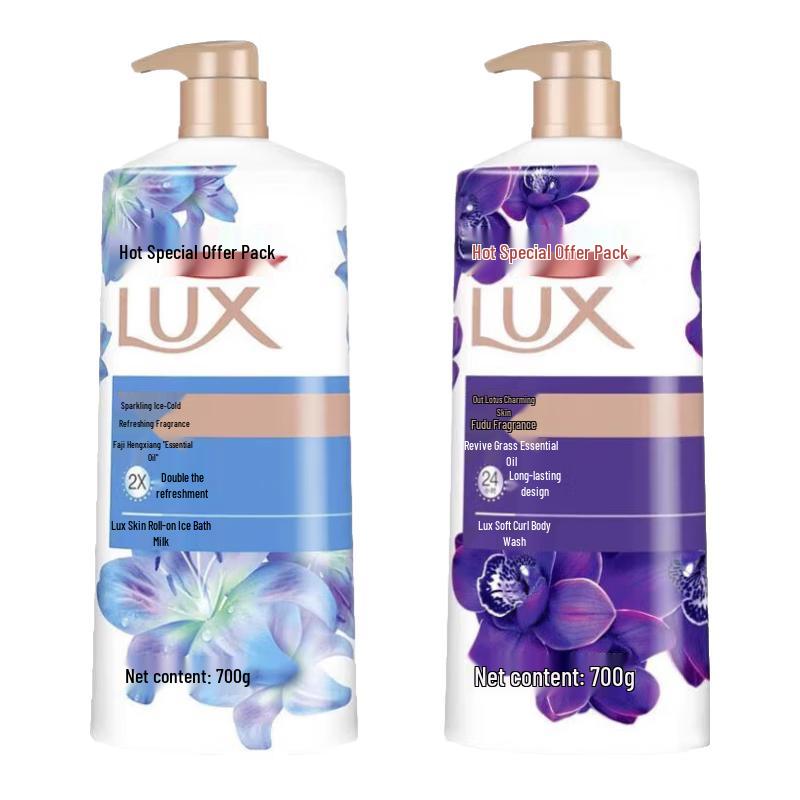 LUX Ароматный дуэт гелей для душа