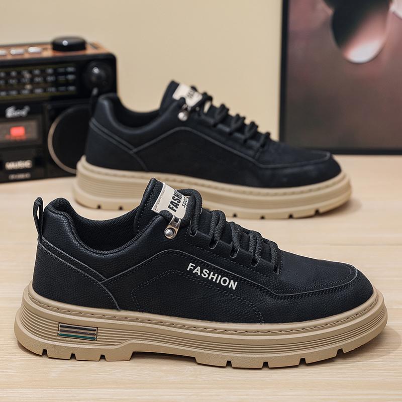 Men's Shoes Spring and Autumn Casual Sports Shoes High-quality Leather Board Shoes