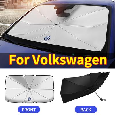 LEIBOO Sombrilla para Coche Protector Solar Parasol Sol Interior Para Volkswagen GTI R-Line R Scirocco Tiguan Golf Bora