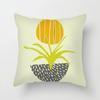 Leaf plant Sunset Print Hold pillowcase Modern landscape color hold pillowcase Home decoration fashion cushion set 45x45cm