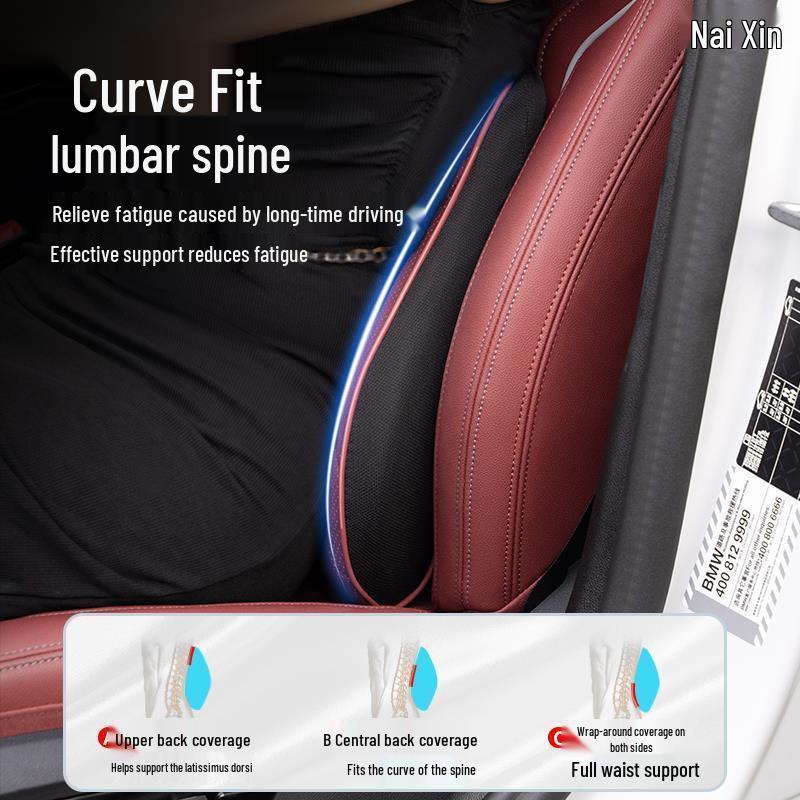 BYD Han Headrest & Lumbar Support: Neck Protection Pillow for DMi, DMp, and EV Versions