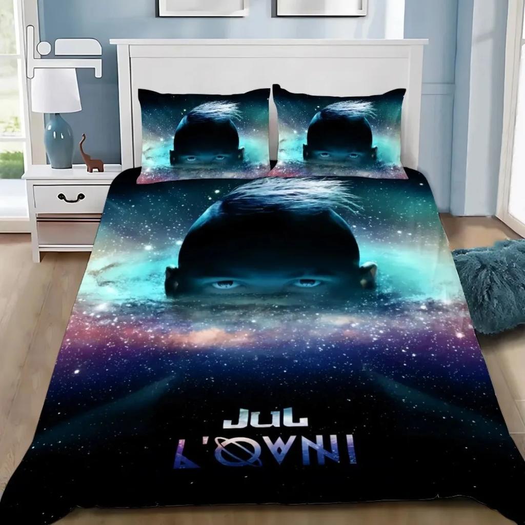 3D Print 2/3pcs JuL Bedding Sets Skin Friendly Soft JuL C'est Pas Duvet Covers Comfortable And Lovely Suitable For All Ages