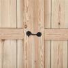 Eye Latch Heavy Duty Barn Door Lock Security Gate Locks Easy Lock 2 Pack Stainless Steel