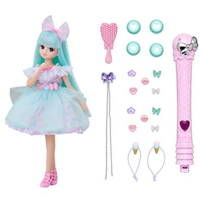 TAKARA TOMY Licca Doll Kiratto Color Change Gelato Licca (First Edition Topping Jewel Increased) - Doll, Dress-Up, Pretend Play - 3+ Years