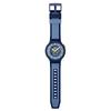SWATCH Men's Watch Swiss Watch Quartz Movement Blue Dial Biosource Material Case SB05N117