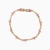 European & American Fashion Butterfly Heart Rhinestone Bracelet: Elegant Luxury Hand Jewelry in Sweet Copper