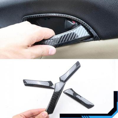 For Honda Accord 2008-13 Carbon Fiber Interior Door Handle Bowl Cover Trim Strip