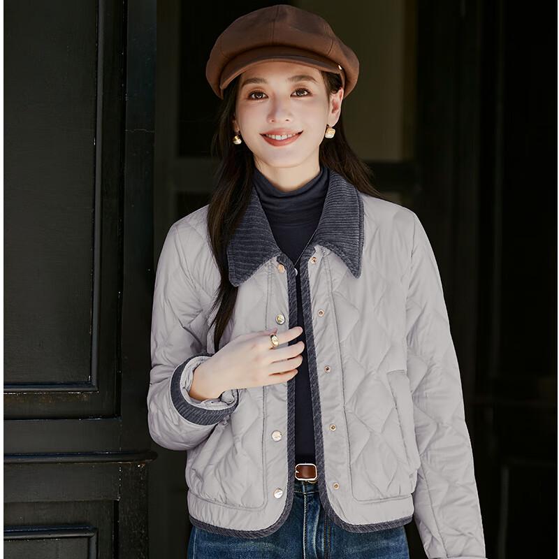 Women's Casual Lapel Down Jacket FXJH2985