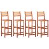 Day and Night - Day and Night Kitchen Chairs 4 Units Solid Acacia Wood
