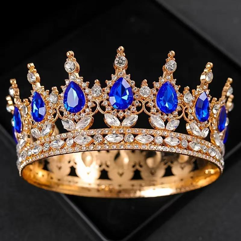 

Beautiful Crystal Large Crown Cake Decoration Crown Cake Topper for Gril Birthday Party Cake Decorations