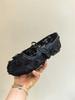 French new summer fairy wind girl wearing versatile soft-soled bow ballet single shoes woman