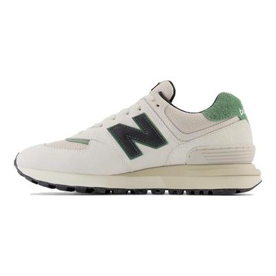 574 Legacy White Black Green Unisex Sneakers U574LGFW