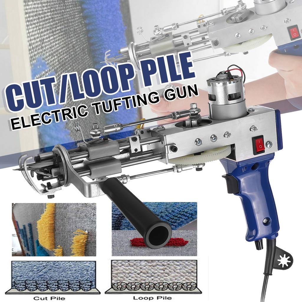 66W 50~60HZ Electric Carpet Tufting Gun Hand Gun Carpet Weaving Flocking Machines Cut Pile Loop Pile Power Tool