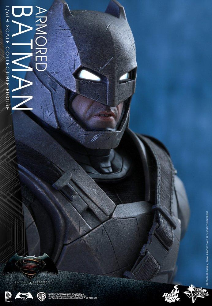 Movie Masterpiece Batman V Superman Dawn of Justice Armored Batman Scale Plastic Painted Action Figure 1/6