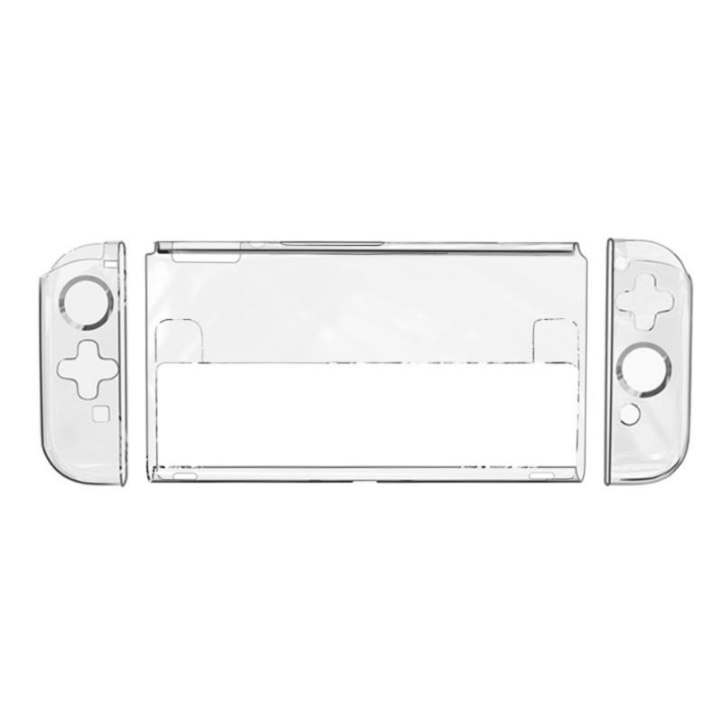 

Hard Shell Case Plastic Clear Case Protective Clear Case Shockproof Consoles Case Simple Installation for Console 1