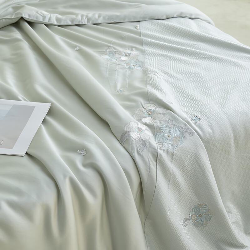Shanshan Pearl Su Embroidery Tussah Silk Summer Duvet