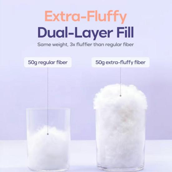 Ropa de cama de microfibra transpirable para durmientes boca arriba Almohada de cama acolchada, Relleno suave alternativo al plumón, Almohadas de loft completo refrescantes Esenciales para dormitorio Puff
