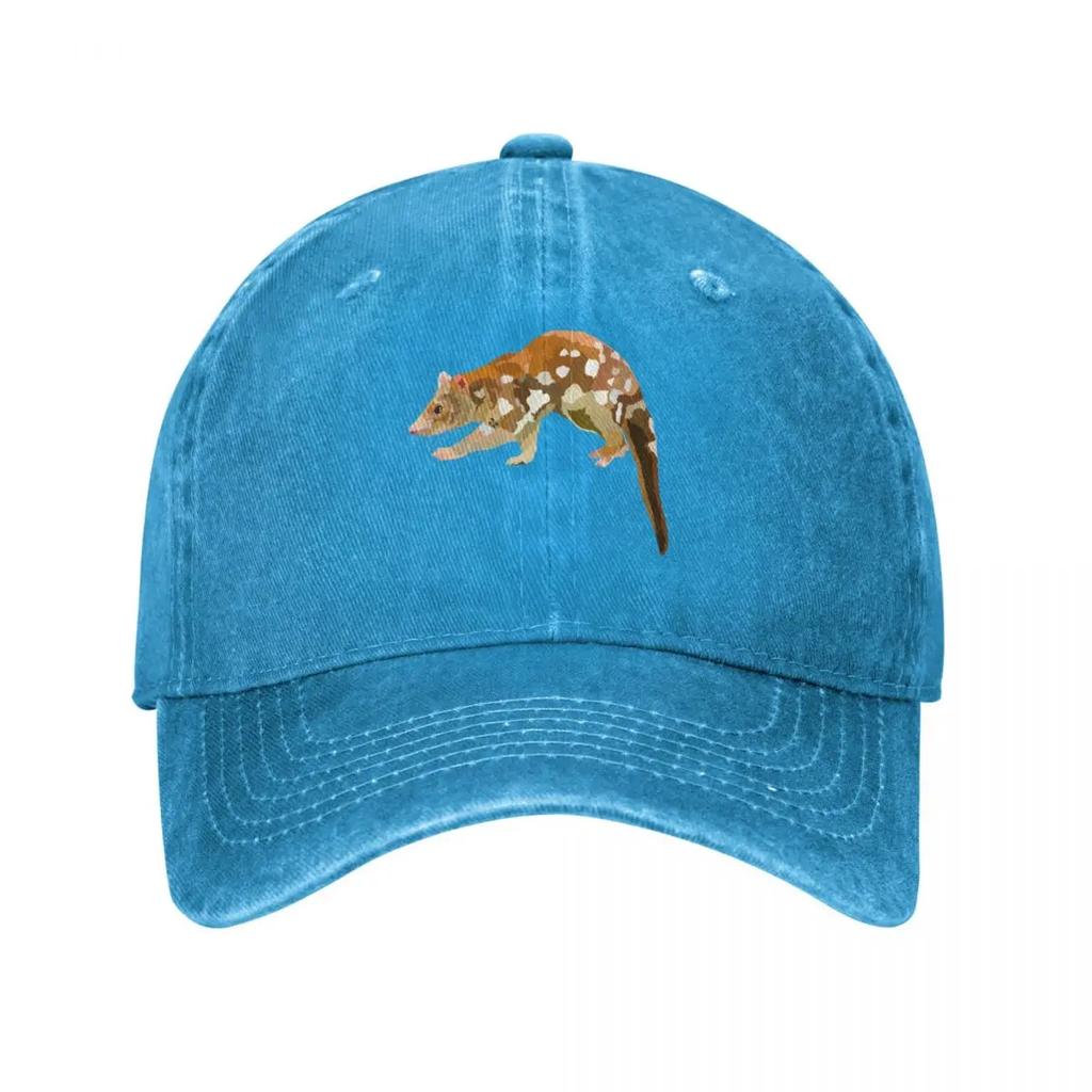 T is for Tiger Quoll Baseball Cap Custom Cap Bobble Hat Fashion Beach Kids Hat Sun Hats For Women Unisexs