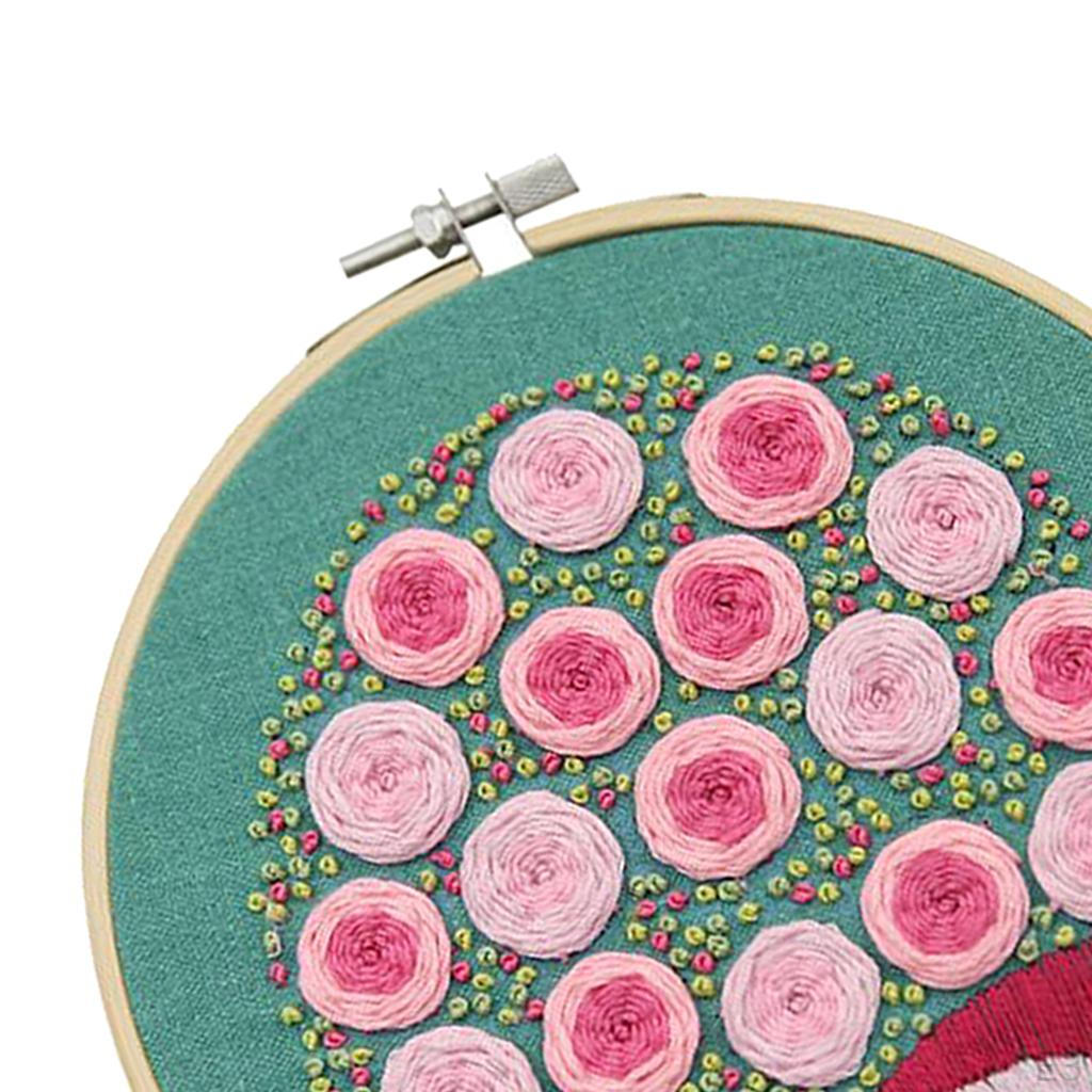 Embroidery Starter Kit Stamped Stitch Drawings Thread Kits