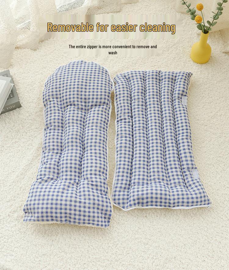 Cozy Half-Closed Pet Bed - Thickened, Washable, All-Season Comfort for Cats and Dogs