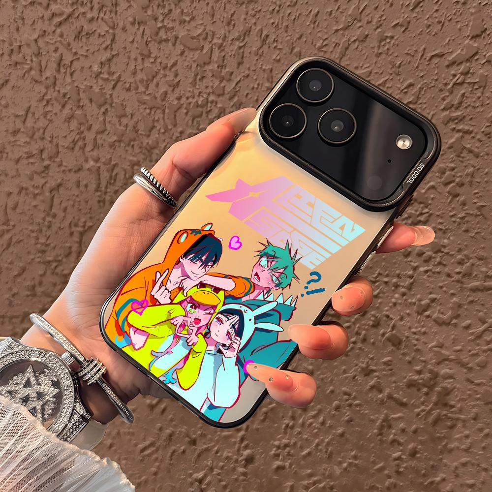 Anime A-ALIEN STAGE Phone Case For iPhone 17 16 15 14 13 12 11 Pro Max Air Matte Laser Aurora Shockproof Funda