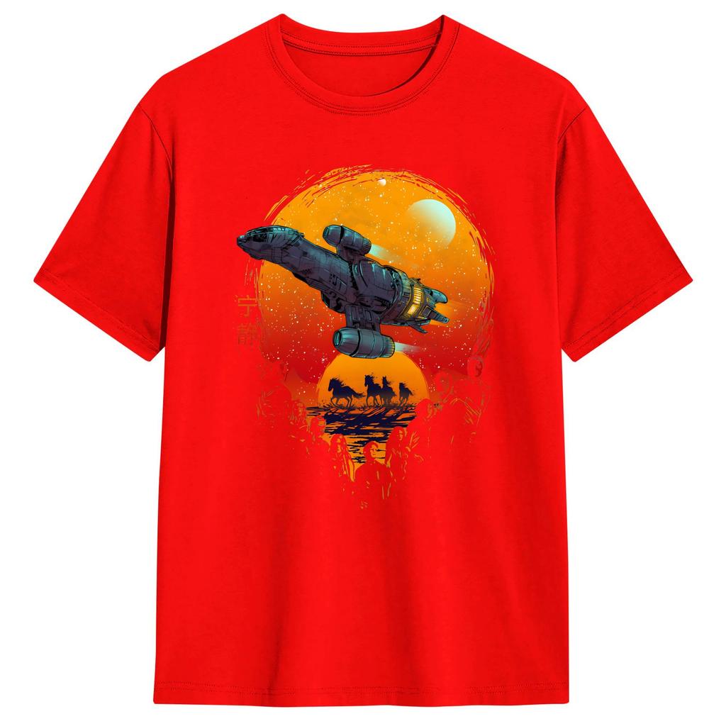 Firefly Serenity Cant Take The Sky From Me Unisexs T Shirts  Novelty Tees Short Sleeve Round Collar TShirts Pure Cotton Clothes