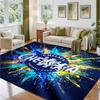 Chelsea FC Design Crystal Velvet Rug Soft Decorative Mat for Bedroom Entrance