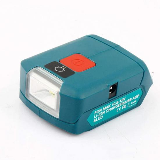 BL1021B Charger Working Lamp ML103 Portable LED Light Rechargeable Flashlight For Makita MT1015 12V 10.8V Lithium Battery BL1041