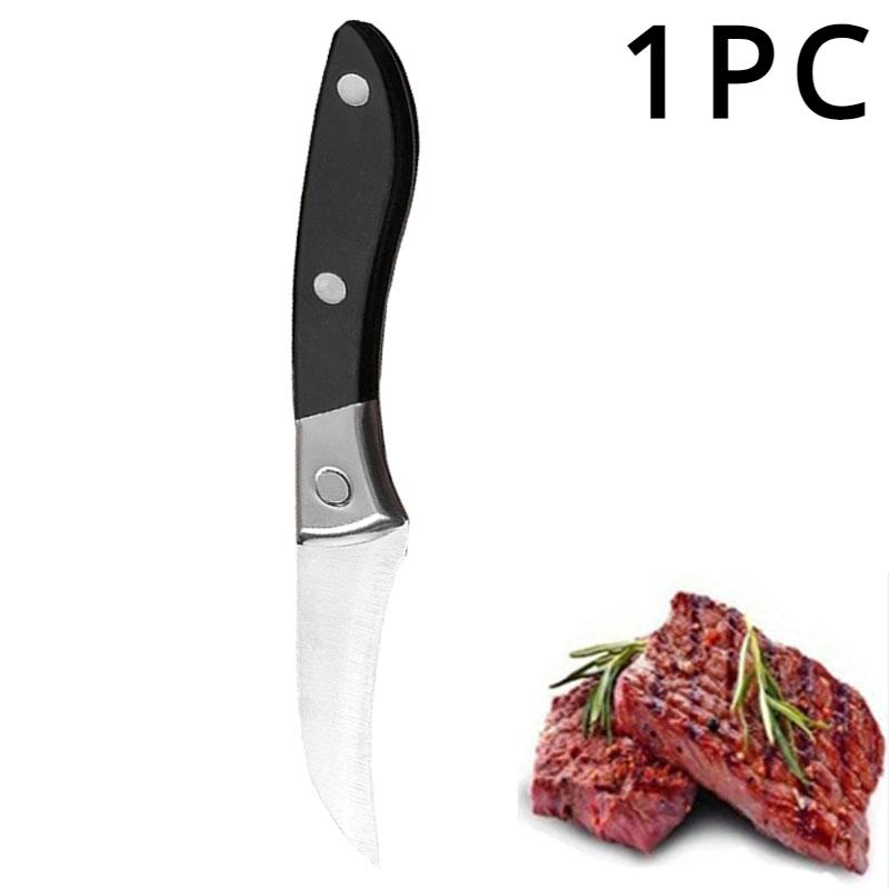 

Нож для очистки овощей, нож для фруктов из нержавеющей стали, нескользящая черная ручка, идеально подходит для домашнего хозяйства, нож для чистки и нарезки фруктов