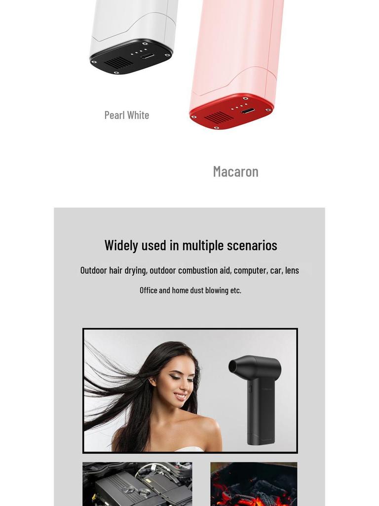 X5 High-Power Turbo Handheld Portable Outdoor Fan