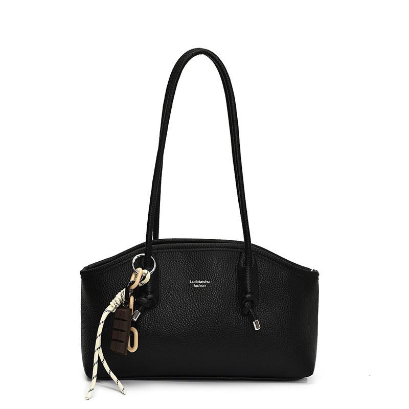 Ielgy All-Match Hand Baguette Bag Simple Commuter All-Match One-Shoulder Armpit Bag No Pendent
