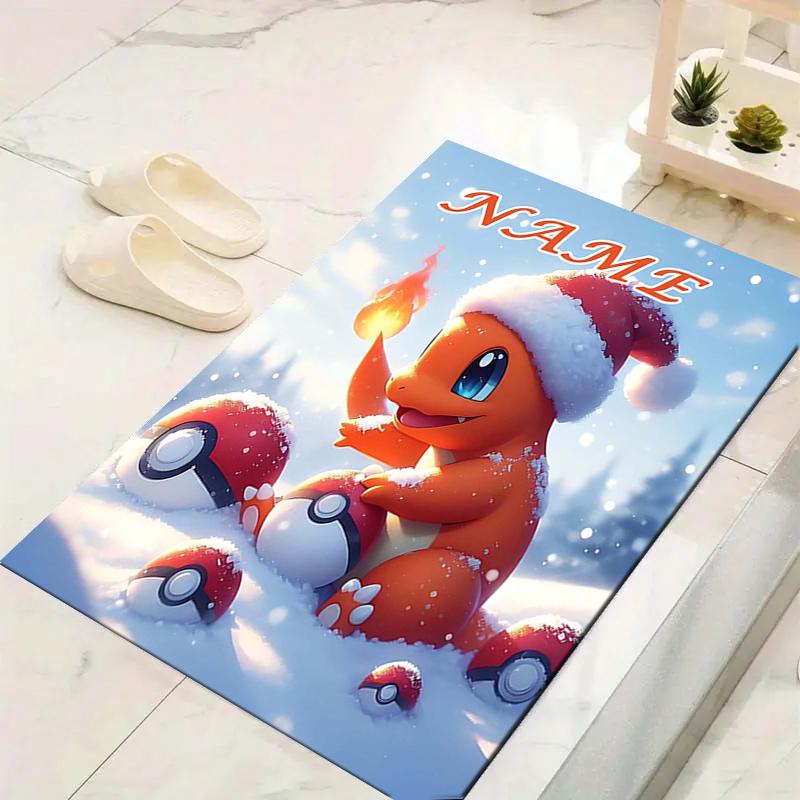 Custom 1Pc Pokemon Friends Forever Rug Office Carpet Indoor Outdoor Entrance Doormat Nonslip Soft And Comfortable Living Room D2915197