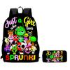 Rhythm Box Sprunki Spel Anime Rugzak Student Schooltas Computer Tas