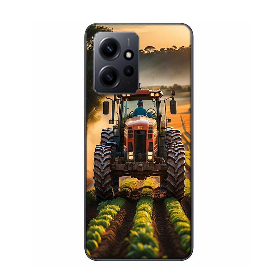 T-Traktor Bauernhof Handyhülle Für Redmi 12 13C 12C 15C 9 10 10C Note 13 Pro Plus 14 15 Pro 9T 9C 9A TPU Weiche Hülle Klare Handyhüllen