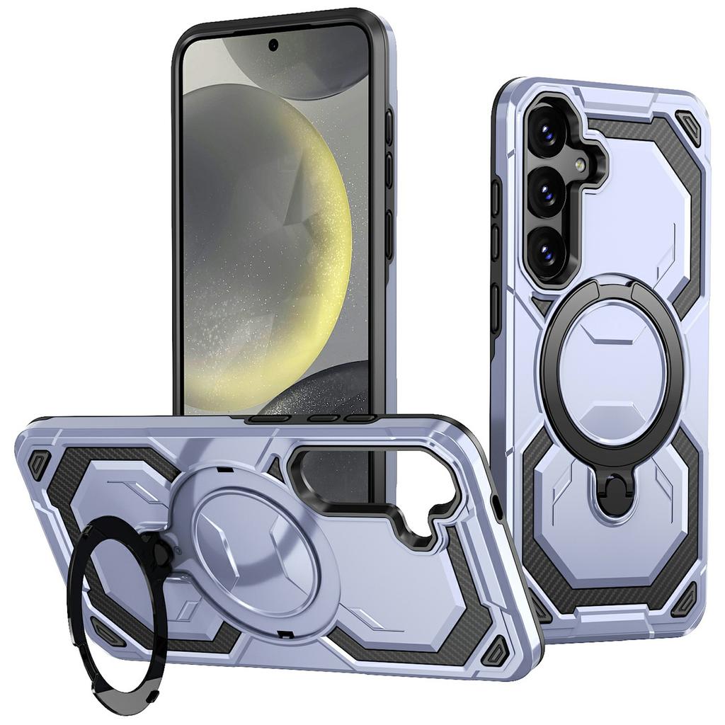 For Samsung Galaxy S26 / S26 Pro Magnetic Case Ring Kickstand PC + TPU Hybrid Phone Cover